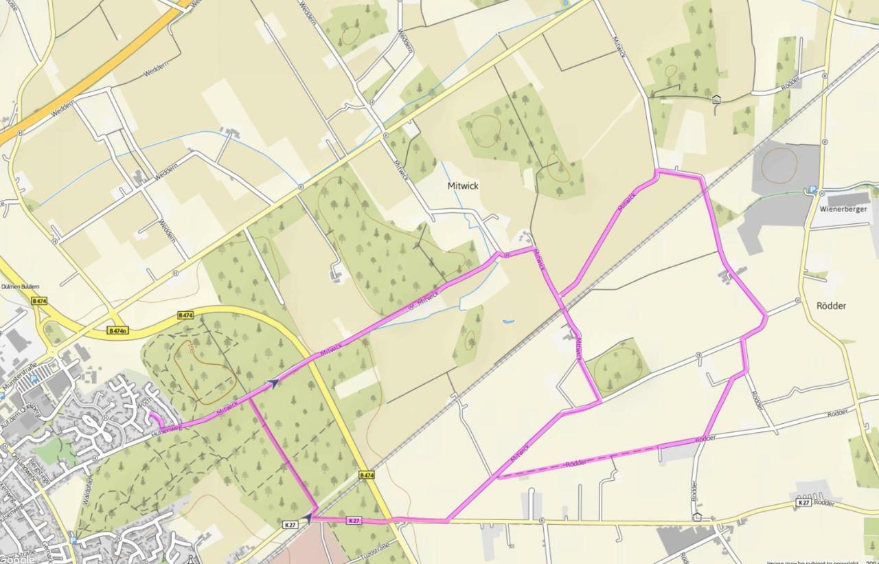 Kleine Wohnung Mit Terrasse Dülmen Zewnętrze zdjęcie